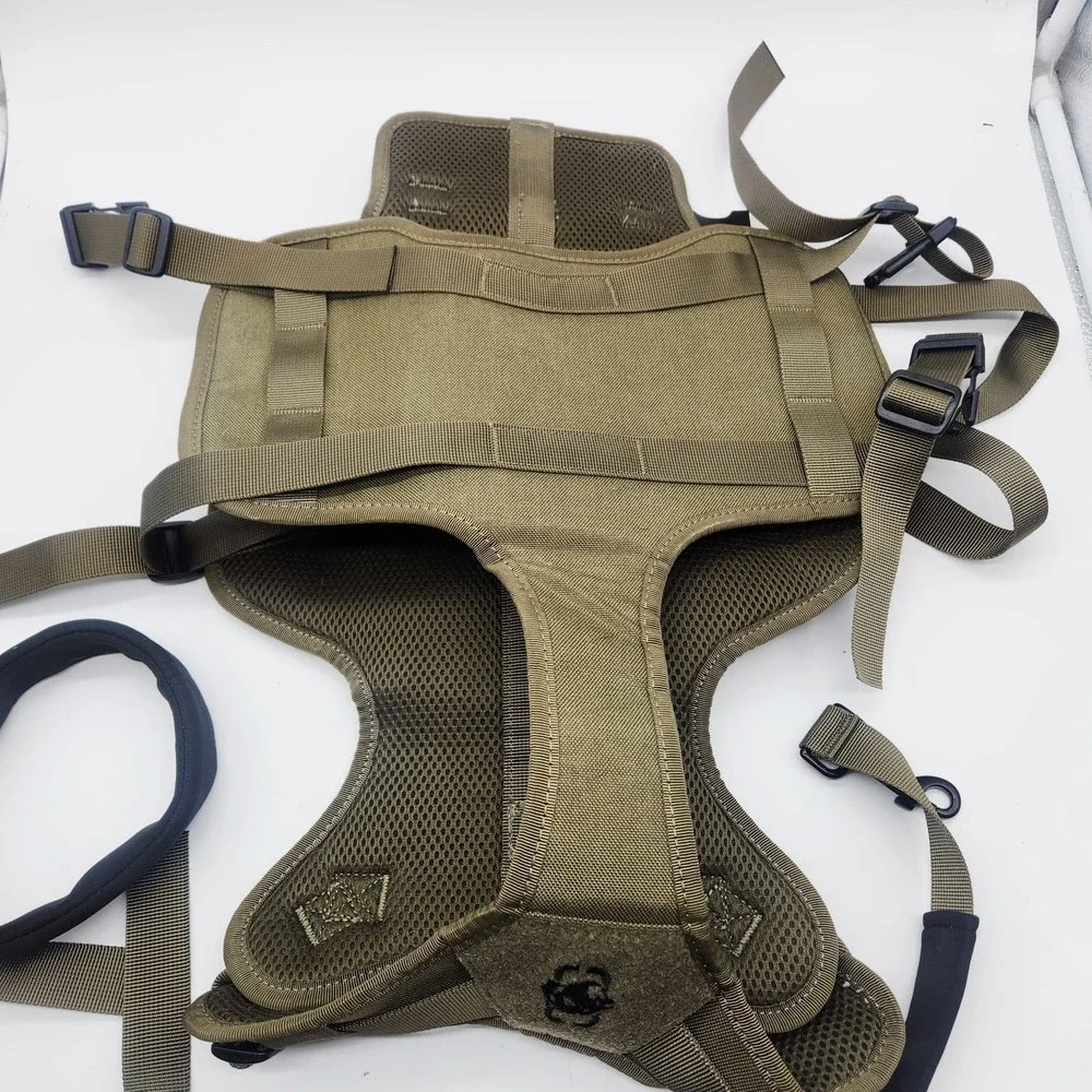 OneTigris Invictus Dog Lift Harness Hip Support Brace Full Body Handle Green Med